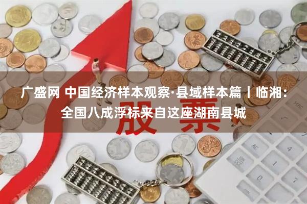 广盛网 中国经济样本观察·县域样本篇丨临湘：全国八成浮标来自这座湖南县城