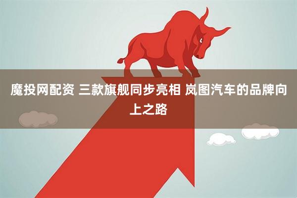 魔投网配资 三款旗舰同步亮相 岚图汽车的品牌向上之路